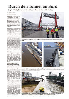 pressenews durch den tunnel an board